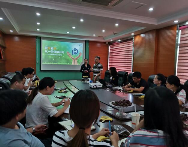 爱岗敬业，从一份保障开始！----江西浩宇工程咨询有限公司保险宣传活动