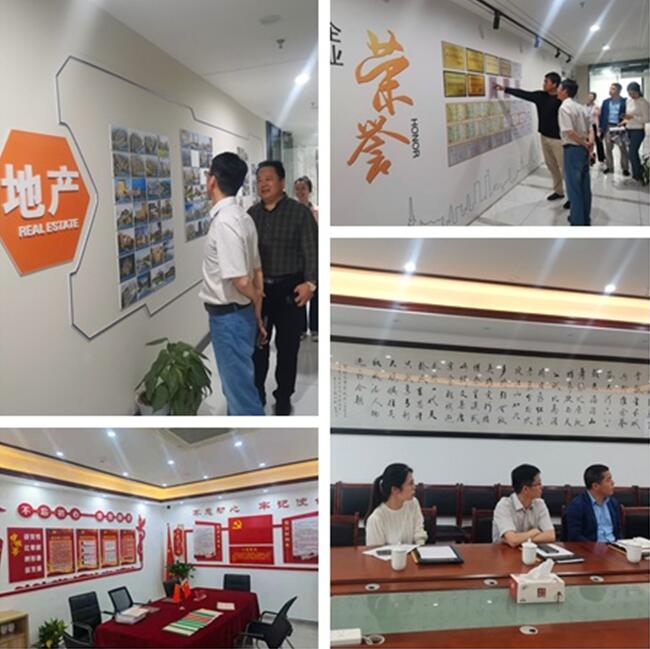 九龙湖管理处党工委副主任莅临江西鼎诚工程咨询有限公司考察指导党支部筹备工作