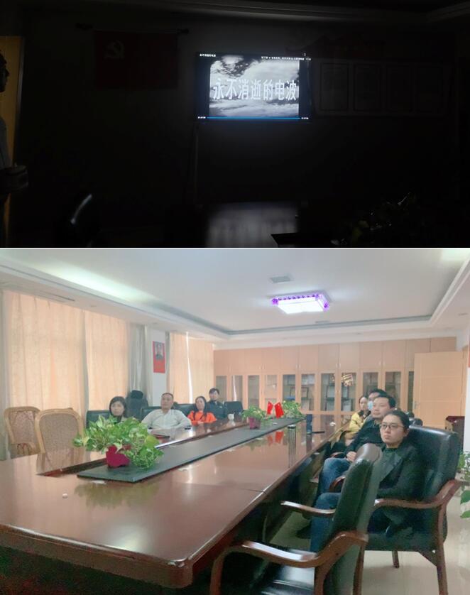 协会党支部组织观看电影《永不消逝的电波》