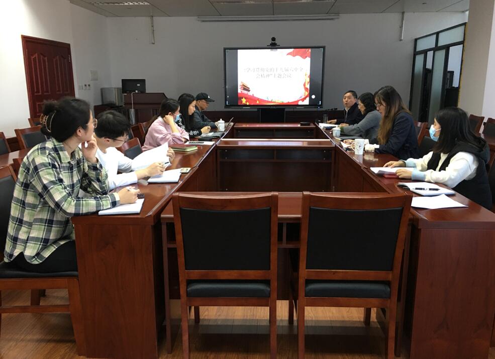 江西赣能党支部召开学习贯彻党的十九届六中全会精神专题会议