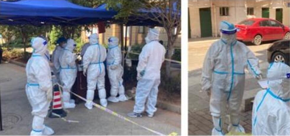 江西大京九工程管理有限公司开展社区志愿者活动