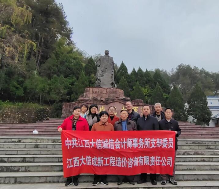 江西大信成新公司组织员工开展党建活动