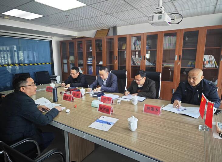 九江经开区财政局领导莅临江西华循公司考察调研