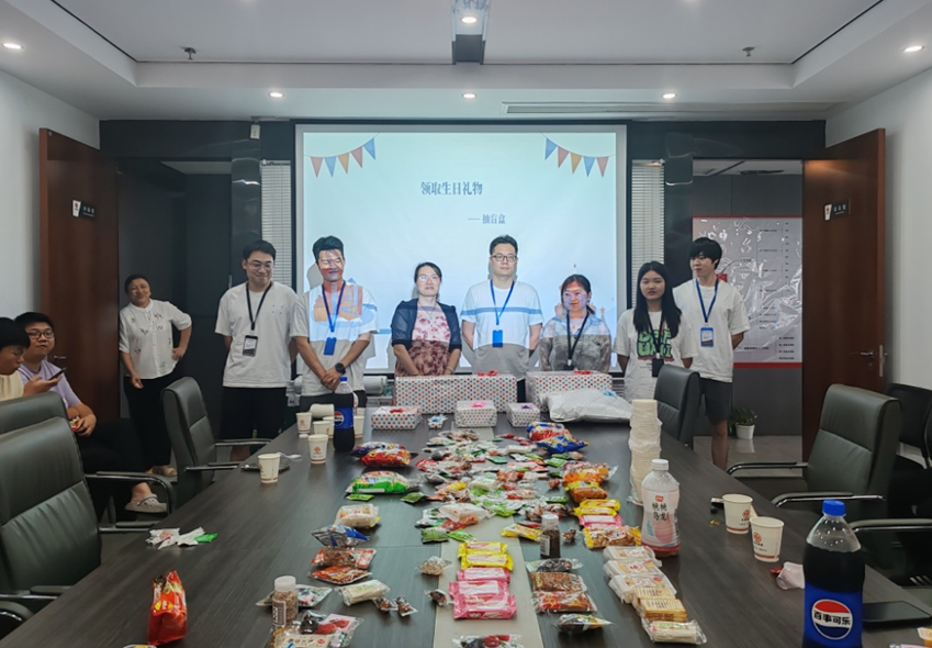 中邦通联项目管理集团为员工举办集体生日会