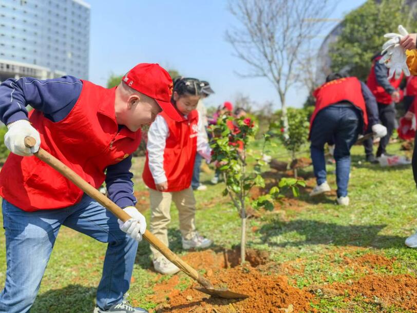 江西信德公司组织员工植树活动